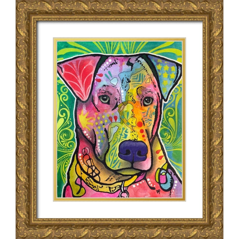 In the Details Gold Ornate Wood Framed Art Print with Double Matting by Dean Russo Collection