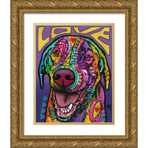 Orion Gold Ornate Wood Framed Art Print with Double Matting by Dean Russo Collection