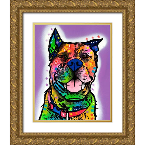 Kona Gold Ornate Wood Framed Art Print with Double Matting by Dean Russo Collection