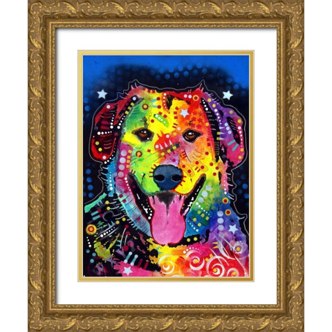 Russo Gold Ornate Wood Framed Art Print with Double Matting by Dean Russo Collection