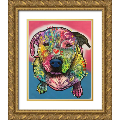 Goobers Gold Ornate Wood Framed Art Print with Double Matting by Dean Russo Collection