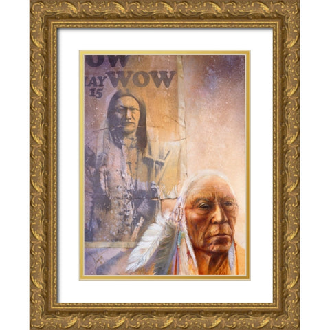 Remembrances Gold Ornate Wood Framed Art Print with Double Matting by Lund, Denton