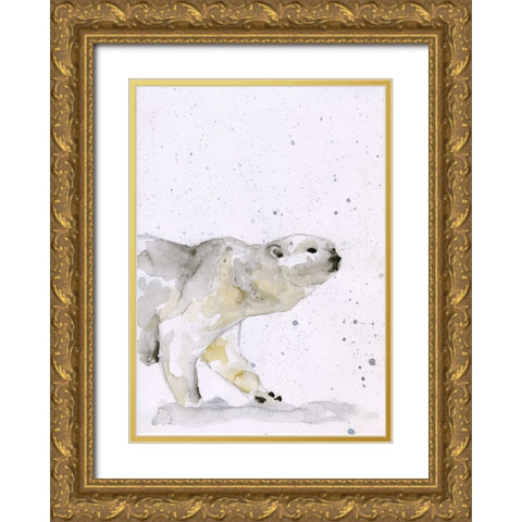062a Gold Ornate Wood Framed Art Print with Double Matting by Steel, Emma