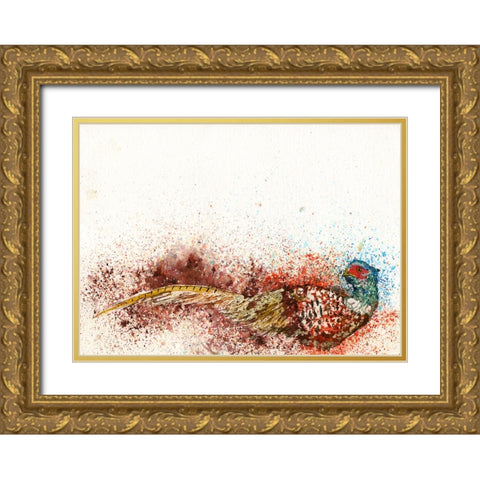 080a Gold Ornate Wood Framed Art Print with Double Matting by Steel, Emma