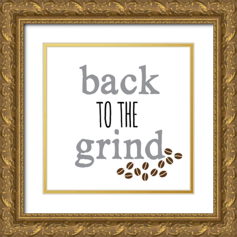 Grind Gold Ornate Wood Framed Art Print with Double Matting by Clark, Erin