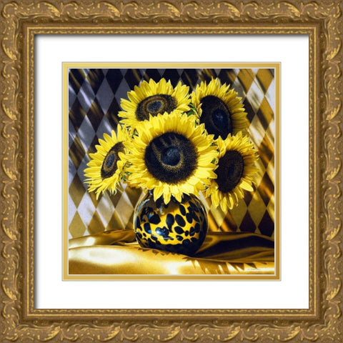 Five Kings Gold Ornate Wood Framed Art Print with Double Matting by Chartier, Francois