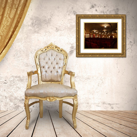 Theater Gold Ornate Wood Framed Art Print with Double Matting by Galloimages Online