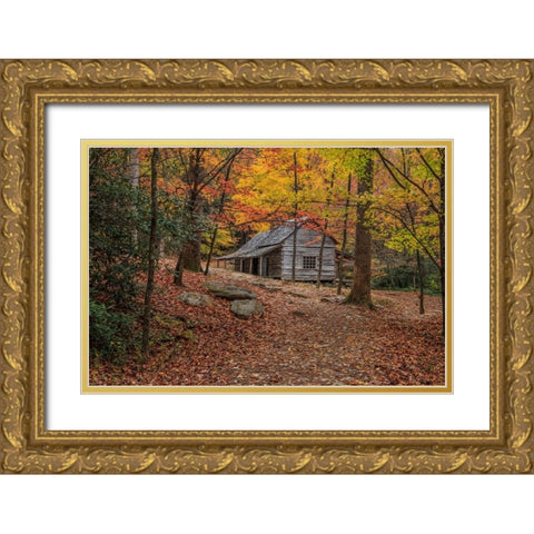 Bud Ogle Place -Composition 2 Gold Ornate Wood Framed Art Print with Double Matting by Galloimages Online