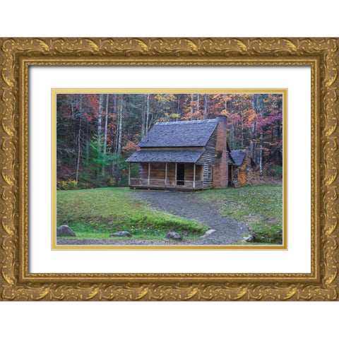 Henry Whitehead Place Gold Ornate Wood Framed Art Print with Double Matting by Galloimages Online