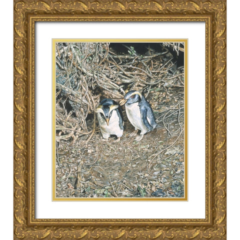 A Formal Affair Gold Ornate Wood Framed Art Print with Double Matting by Stevenson, Graeme