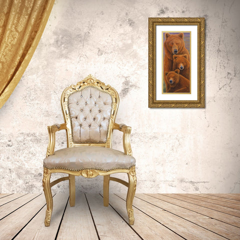 Alaska Coming 1 Gold Ornate Wood Framed Art Print with Double Matting by Stevenson, Graeme
