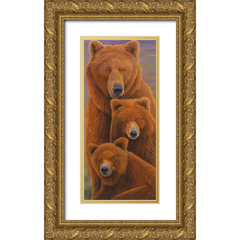 Alaska Coming 1 Gold Ornate Wood Framed Art Print with Double Matting by Stevenson, Graeme