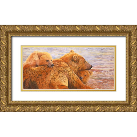 Alaska Coming 3 Gold Ornate Wood Framed Art Print with Double Matting by Stevenson, Graeme