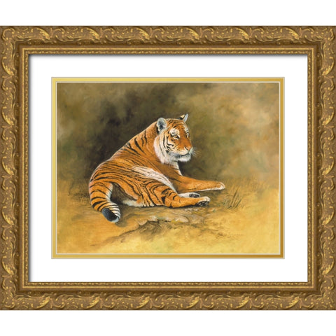 Burning Bright Gold Ornate Wood Framed Art Print with Double Matting by Stevenson, Graeme