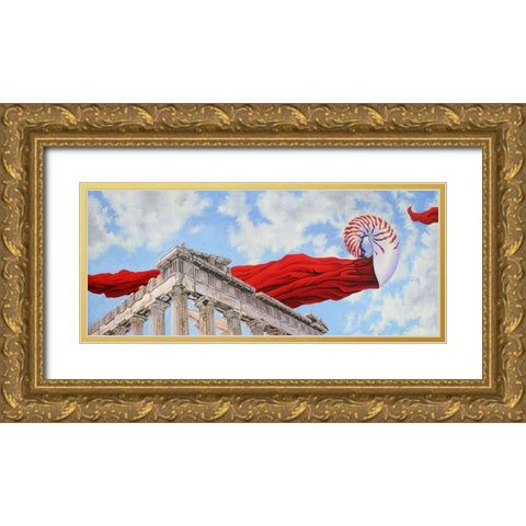Measurments Of Time Gold Ornate Wood Framed Art Print with Double Matting by Stevenson, Graeme