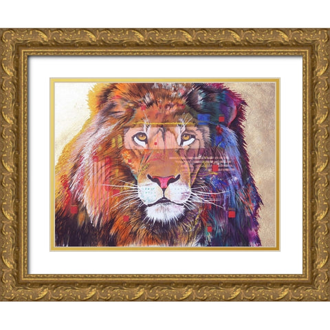 Rainbow Majesty Gold Ornate Wood Framed Art Print with Double Matting by Stevenson, Graeme
