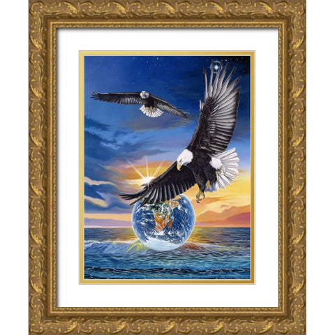 The Meek Shall Inherit Gold Ornate Wood Framed Art Print with Double Matting by Stevenson, Graeme