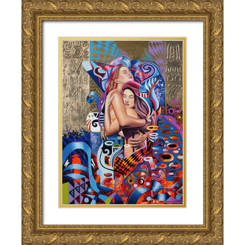 The Sisterhood Gold Ornate Wood Framed Art Print with Double Matting by Stevenson, Graeme