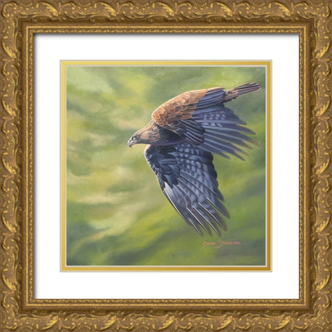 The Stoop Gold Ornate Wood Framed Art Print with Double Matting by Stevenson, Graeme