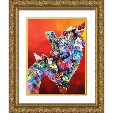 The Bond Gold Ornate Wood Framed Art Print with Double Matting by Stevenson, Graeme