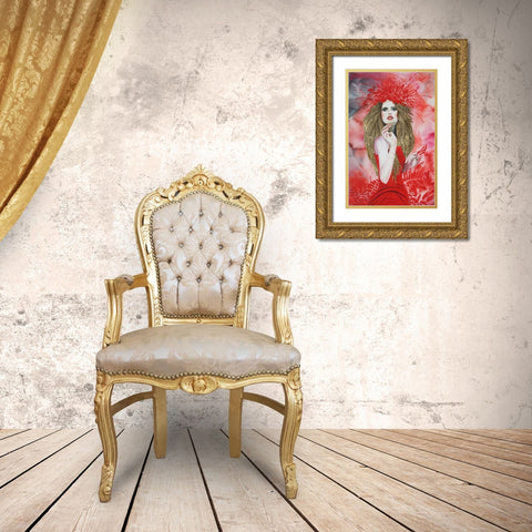 Open Your Heart To Every Season Gold Ornate Wood Framed Art Print with Double Matting by Stevenson, Graeme