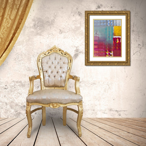 The Storm Passes By Gold Ornate Wood Framed Art Print with Double Matting by Khorasani, Hooshang