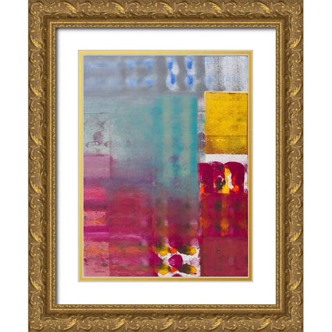 The Storm Passes By Gold Ornate Wood Framed Art Print with Double Matting by Khorasani, Hooshang