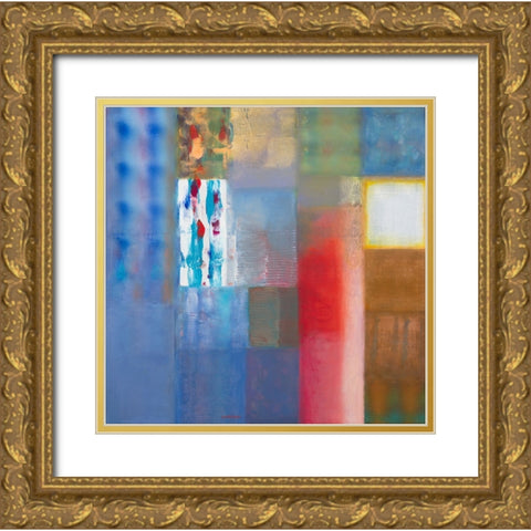 Calm after the Storm Gold Ornate Wood Framed Art Print with Double Matting by Khorasani, Hooshang