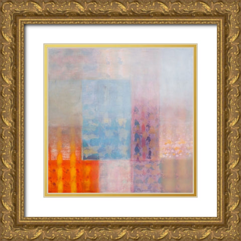 Harmonies I Gold Ornate Wood Framed Art Print with Double Matting by Khorasani, Hooshang
