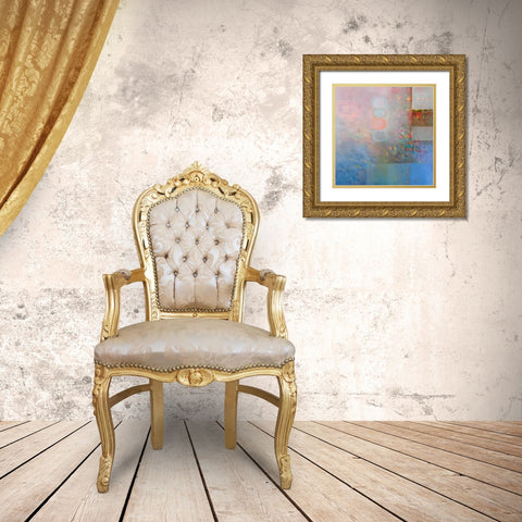 Harmonies II Gold Ornate Wood Framed Art Print with Double Matting by Khorasani, Hooshang