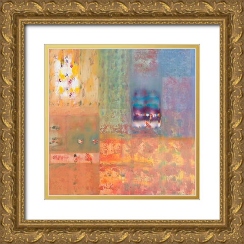 Harmonies III Gold Ornate Wood Framed Art Print with Double Matting by Khorasani, Hooshang