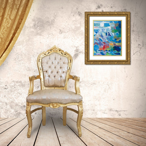 Cottonwood Connection Gold Ornate Wood Framed Art Print with Double Matting by Khorasani, Hooshang
