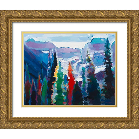 Reach for the Sky #2 Gold Ornate Wood Framed Art Print with Double Matting by Khorasani, Hooshang