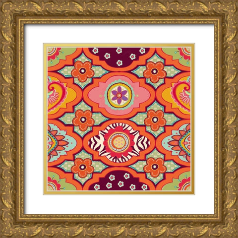 20-75 Gypsy Gold Ornate Wood Framed Art Print with Double Matting by HUE and MI and Sangita