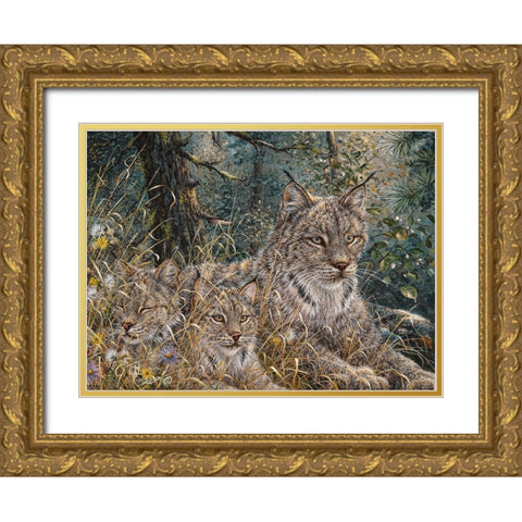 A Quiet Moment Gold Ornate Wood Framed Art Print with Double Matting by Tift, Jeff