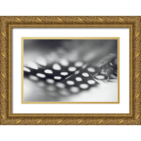 Angel Flight  Series Noublie Pas Gold Ornate Wood Framed Art Print with Double Matting by Jenny Rainbow Fine Art
