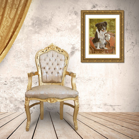 112 Gold Ornate Wood Framed Art Print with Double Matting by Silver, John