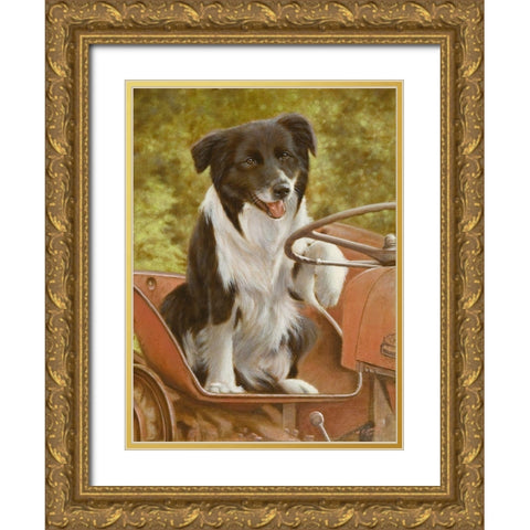 112 Gold Ornate Wood Framed Art Print with Double Matting by Silver, John