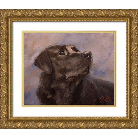 15 Gold Ornate Wood Framed Art Print with Double Matting by Silver, John
