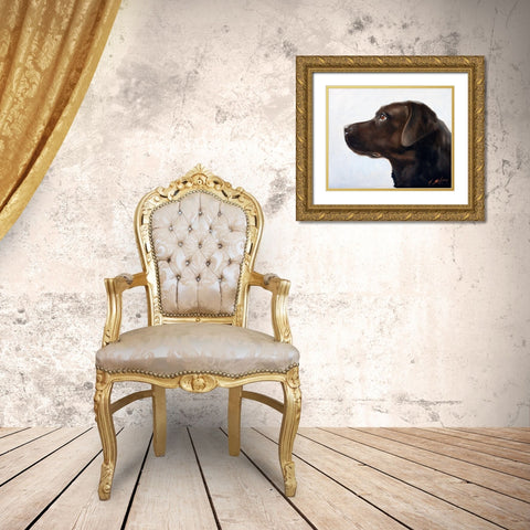 29 Gold Ornate Wood Framed Art Print with Double Matting by Silver, John