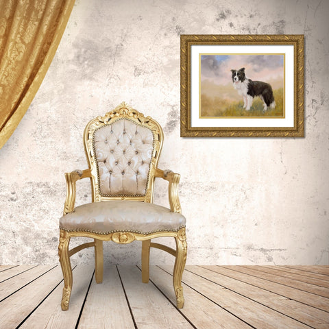 55 Gold Ornate Wood Framed Art Print with Double Matting by Silver, John