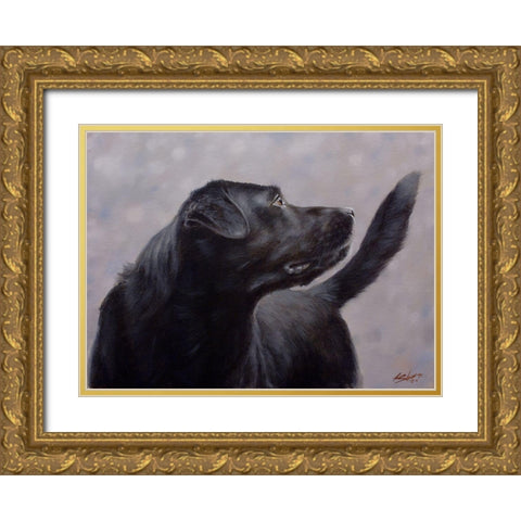 D070 Gold Ornate Wood Framed Art Print with Double Matting by Silver, John