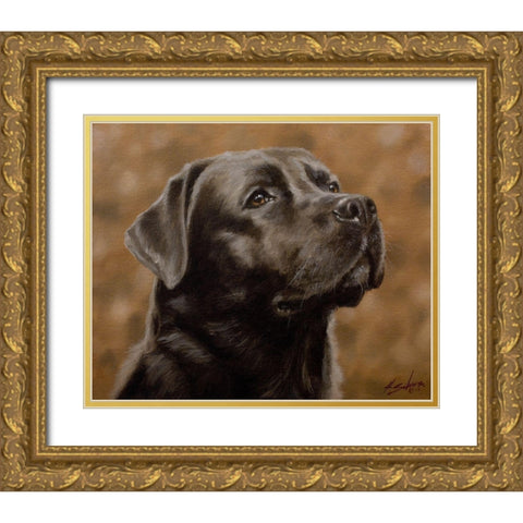 85 Gold Ornate Wood Framed Art Print with Double Matting by Silver, John