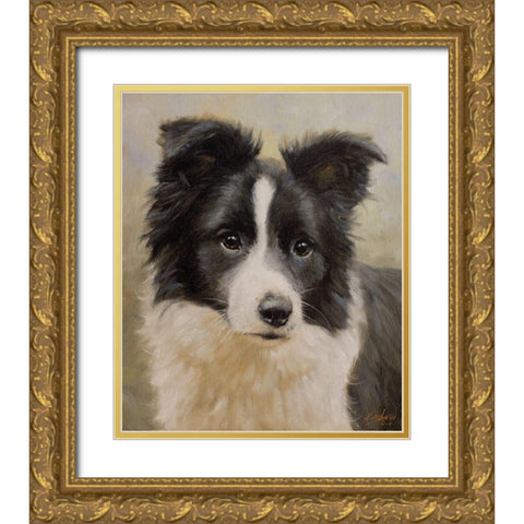 105 Gold Ornate Wood Framed Art Print with Double Matting by Silver, John