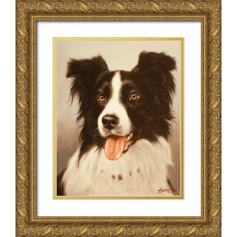 300 Gold Ornate Wood Framed Art Print with Double Matting by Silver, John