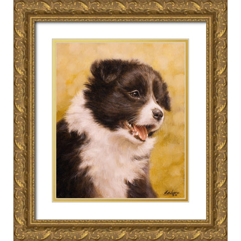 302 Gold Ornate Wood Framed Art Print with Double Matting by Silver, John