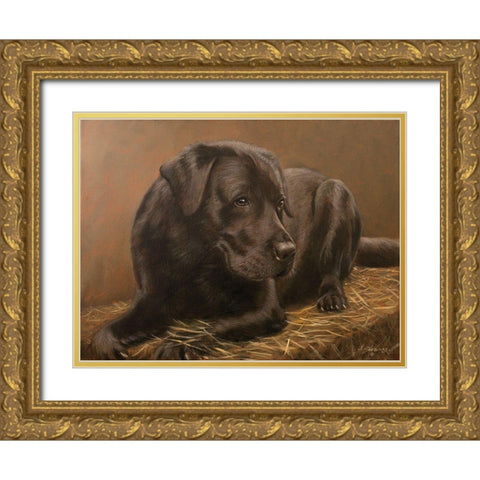 312 Gold Ornate Wood Framed Art Print with Double Matting by Silver, John