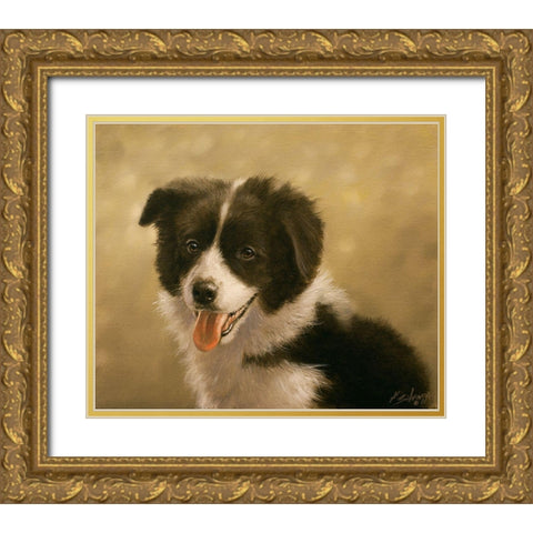 318 Gold Ornate Wood Framed Art Print with Double Matting by Silver, John