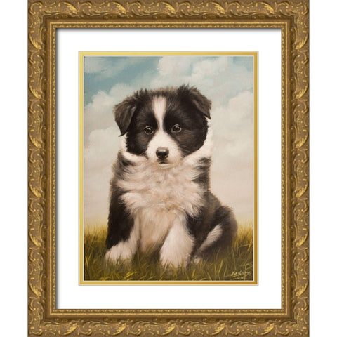 325 Gold Ornate Wood Framed Art Print with Double Matting by Silver, John