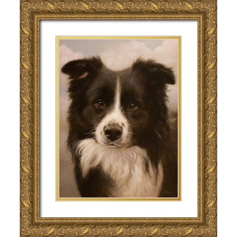 332 Gold Ornate Wood Framed Art Print with Double Matting by Silver, John